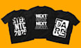create trendy typography and graphic t shirt design for your brand