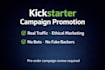 promote your kickstarter campaign to real, targeted backers