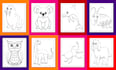 create dot to dot colouring activity book
