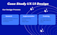 ux UI case study about app design in figma