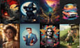 generate ai images using leonardo, midjourney