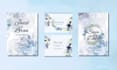 do floral wedding invitation card