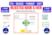 format, modify, resize, edit, fix rejected book cover for KDP, ingram spark