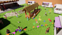 design and 3d render community park, garden, landscape