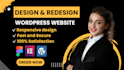 revamp website, redesign wordpress website, clone website, duplicate website