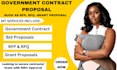 winning government contract proposal, bid proposal, rfp, grant writing, rfq