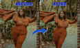 do professional body slimming, reshaping, add abs in photos