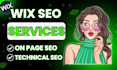 do complete wix SEO with complete wix website on page, off page optimization