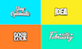 do creative text logo design with unlimited revisions