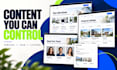 build a custom wordpress website with acf editable content