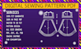 create digital sewing pattern  professionally