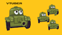 do a retro low poly 3d vtuber in ps1 or n64 style