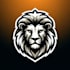 do lion, head, mascot, logo design