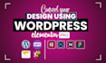 design, build, redesign, rebuild, clone or custom wordpress website landing page