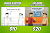 draw an amazing comic strip