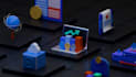 do 3d isometric vector digital illustration