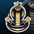 do king, cobra, snake, mascot logo design