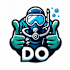 do scuba, diving, mascot logo design