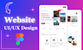 do figma website design, website UI UX, website mockup