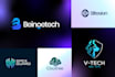 design tech sass cyber security ai crypto technology logo
