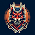 do hannya, katana, animal, mascot logo design