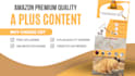 design stunning amazon a plus content, amazon ebc and amazon listing pictures