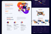 do website ui ux, website mockup, homepage design, website template using figma