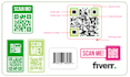 create professional qr code design  and barcode sticker