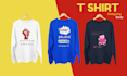create a sweatshirt custom graphic t shirt design