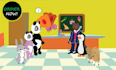 make a 2d cartoon animation video
