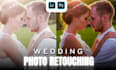 retouch and edit your wedding photos in lightroom and photoshop