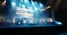 create a 3d stage lighting  and stage design for your event or show