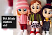 make plush doll with felt fabric hand sew
