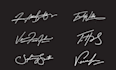 design artistic handwritten signature logo