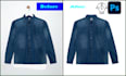 do ghost mannequin symmetrical neck joint service and flat clothing image edit