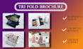 design unique bi fold, tri fold and z fold brochure