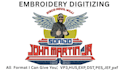 do embroidery digitizing in dst vp3 hus ofm within few hours