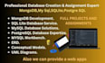 do database design, mysql, sql queries, erd, python, and java projects