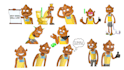 design modern telegram stickers, meme, x banner, gif