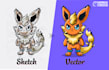 vectorize image or logo and convert drawing or sketch into digital vector art