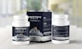 do product label design, supplement label with 3d mockup