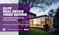 do luxury real estate walkthrough and home tour video editing