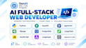 develop ai, gen ai, python django fastapi react next js apps