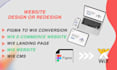 do figma to wix website design and clone website professionally