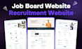 develop job board website, job portal, recruitment website