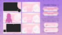 design cute streaming and vtuber stream overlay