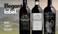 create a professional wine label design print ready