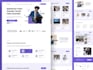 do neat professional web landing page UI UX design figma