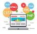create web apps using angular backend, angular frontend, react using vs code