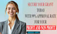 do grant writing, proposals and non profit grants submission